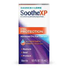 Dry eye relief with Soothe XP Lubricating Eye Drops 0.5 oz