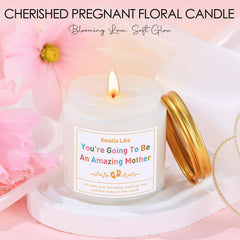 soothing scented candle for expecting moms
