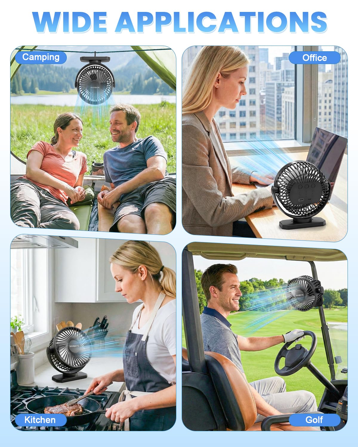 Compact cruise approved magnetic fan for cabins