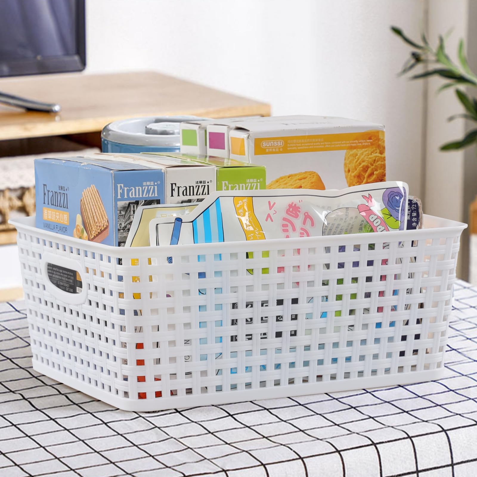 Sosody cabinet storage basket 8 L with raised bottom