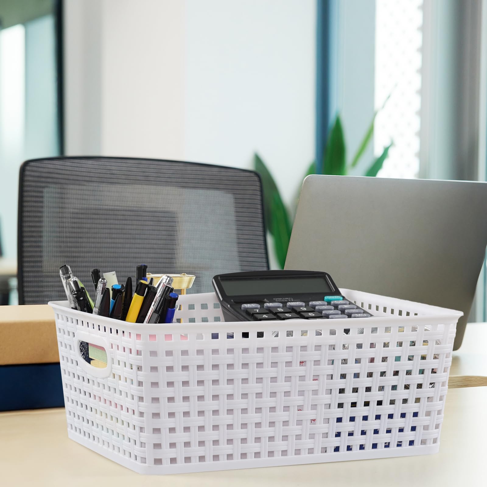 Sosody desktop storage basket with 8 L capacity