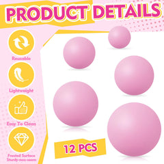 PP plastic pink table tennis ball lightweight durable Soulchen