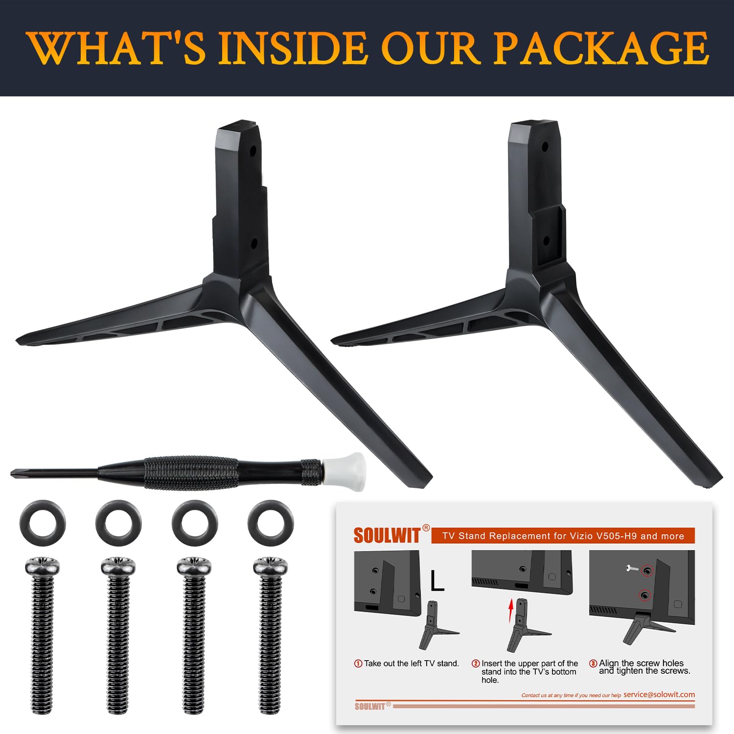 Heavy-duty design for stable TV mounting by SOULWIT