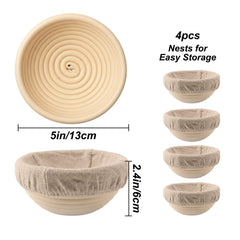odor-free food-safe PP banneton basket for dough