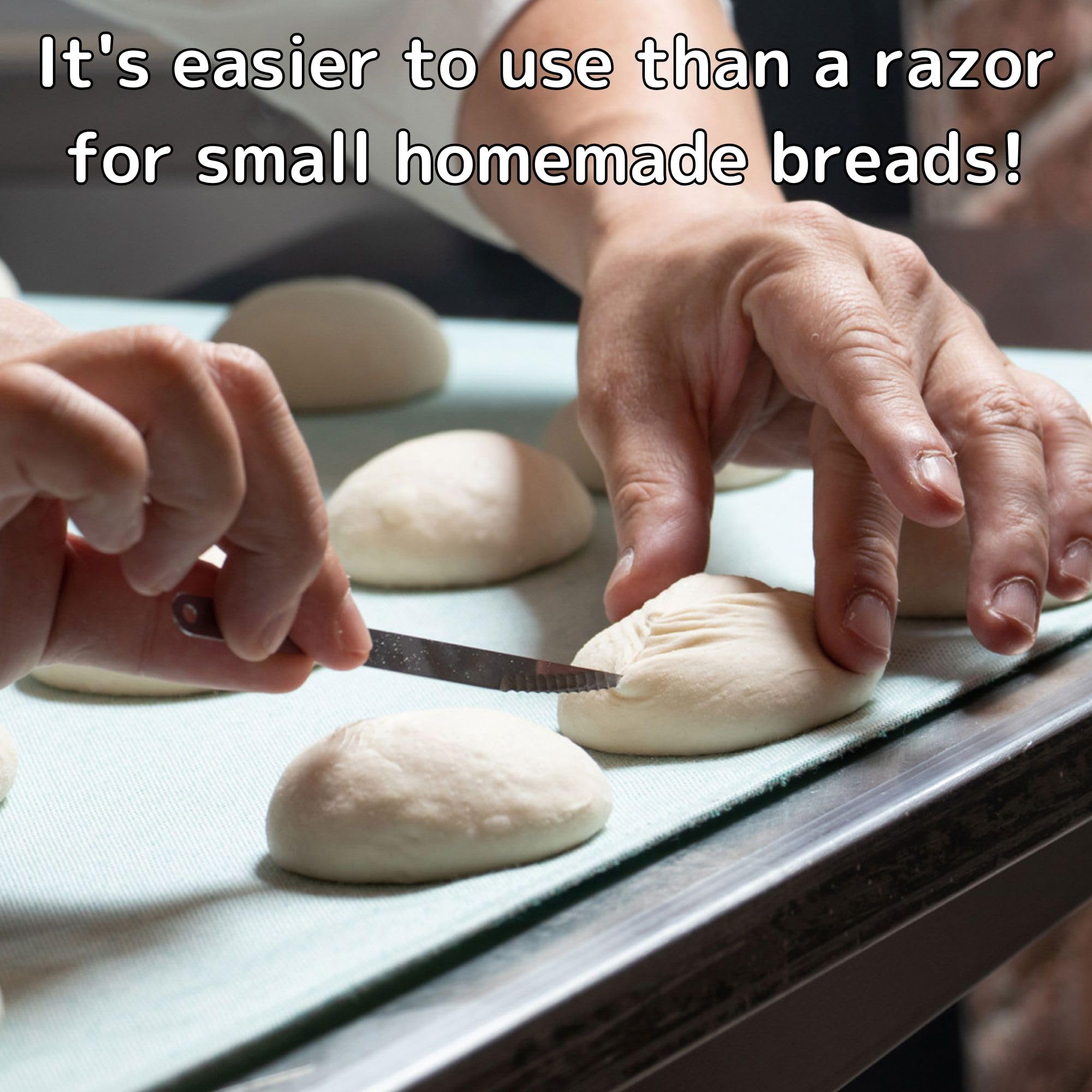 Lightweight ergonomic bread scoring tool