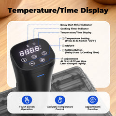 sous-vide cooker 1000w power image