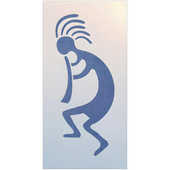 Southwest Kokopelli stencil template on Mylar
