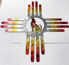 Fire Tinged finish handcrafted in the USA wall decor with sawtooth hanger
