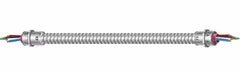 Metal clad ArmorLite cable whip close up