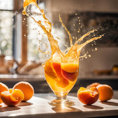 1OAK Peach Candle long burning 7oz hand-poured