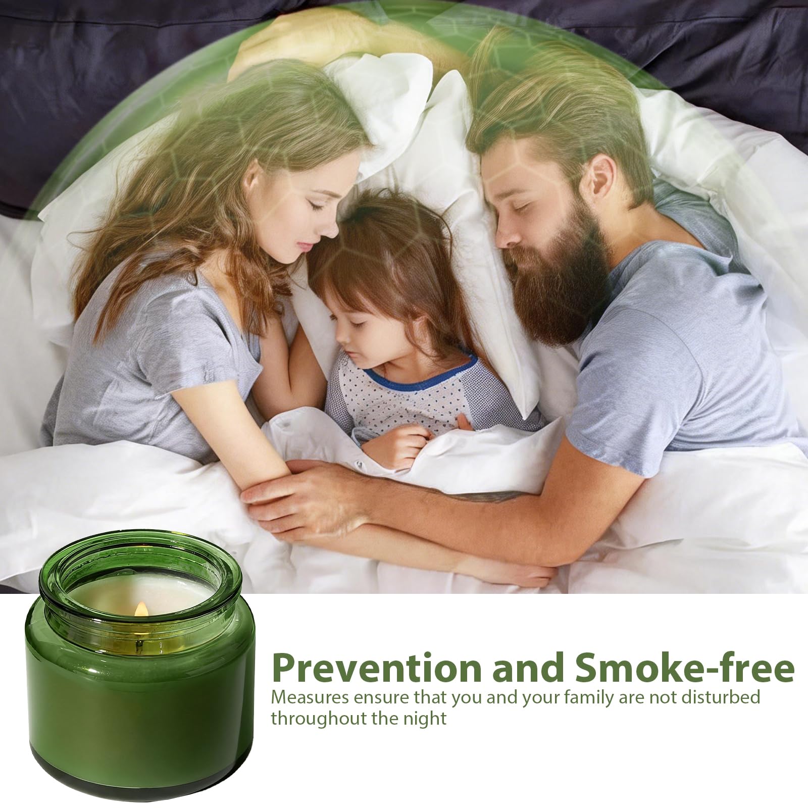 Soy wax outdoor citronella candle Veiuwa wind resistant 4oz