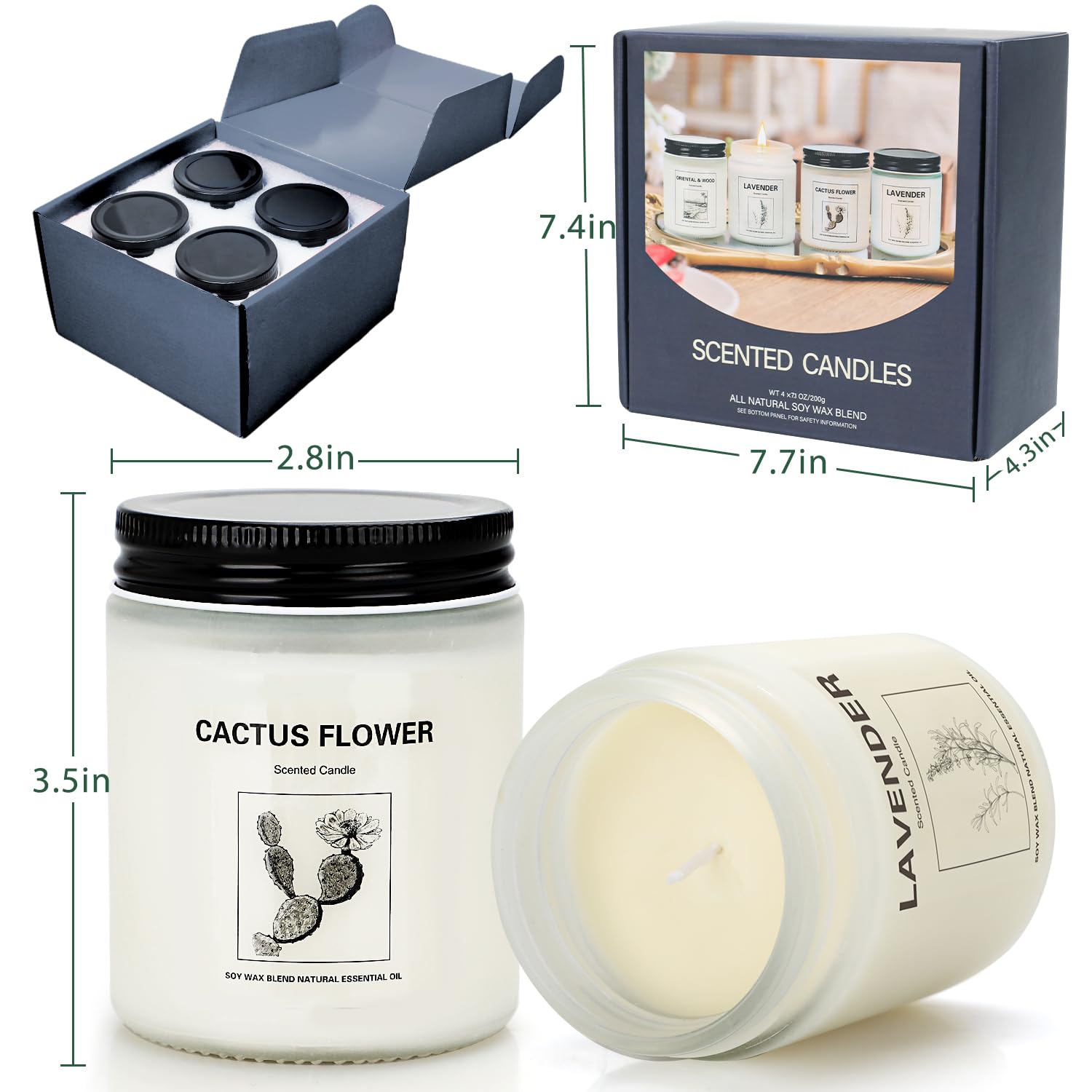 Spa at home candle for relaxation