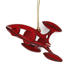 Ornament size approx 5 x 2.5 x 2.5 inches