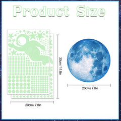 space galaxy wall decals for nursery and kids room