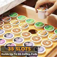 SpaceAid K Cup drawer insert for 35 K-Cups