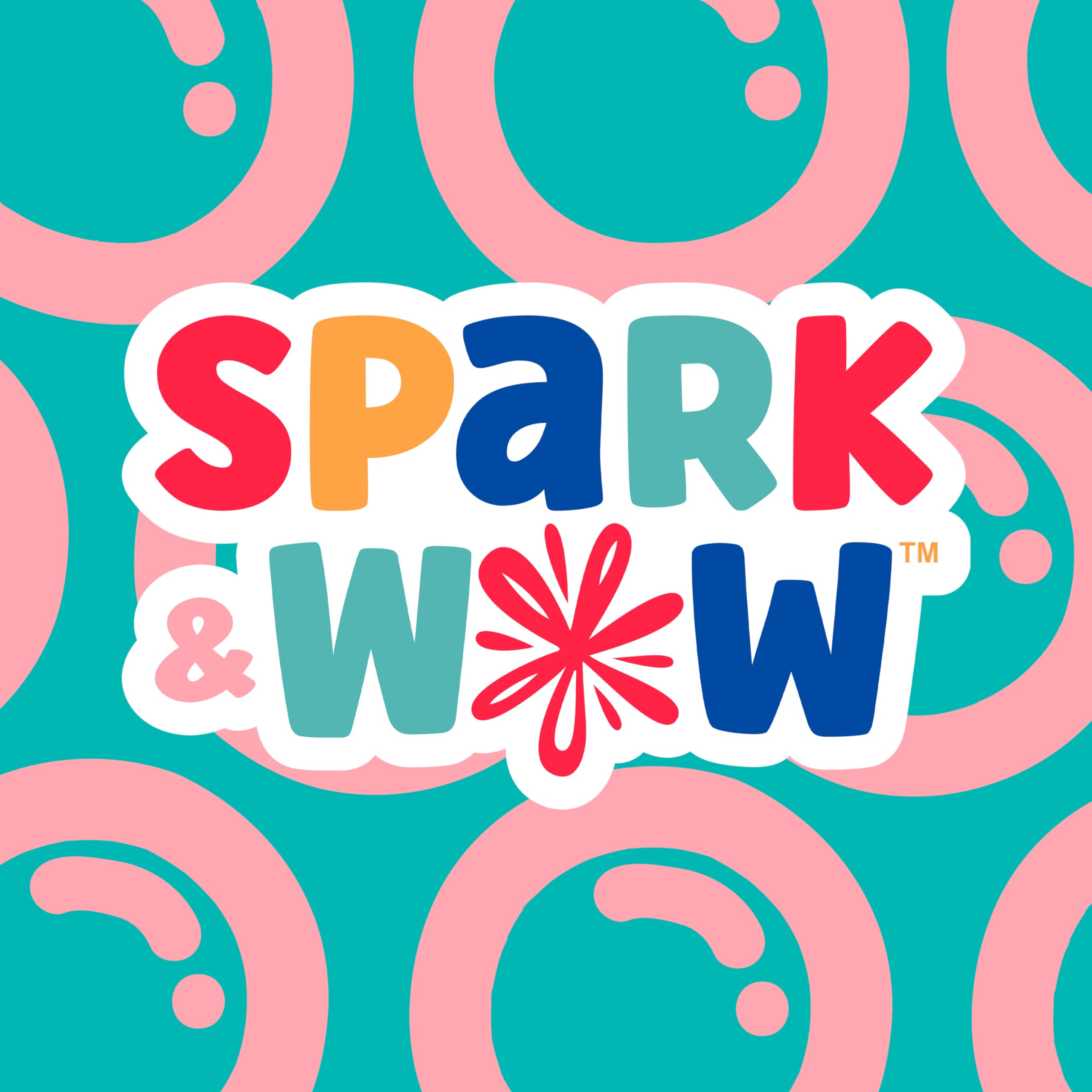 Spark & Wow sensory wall toddler mirror large 9 bubbles 19.3-inch square