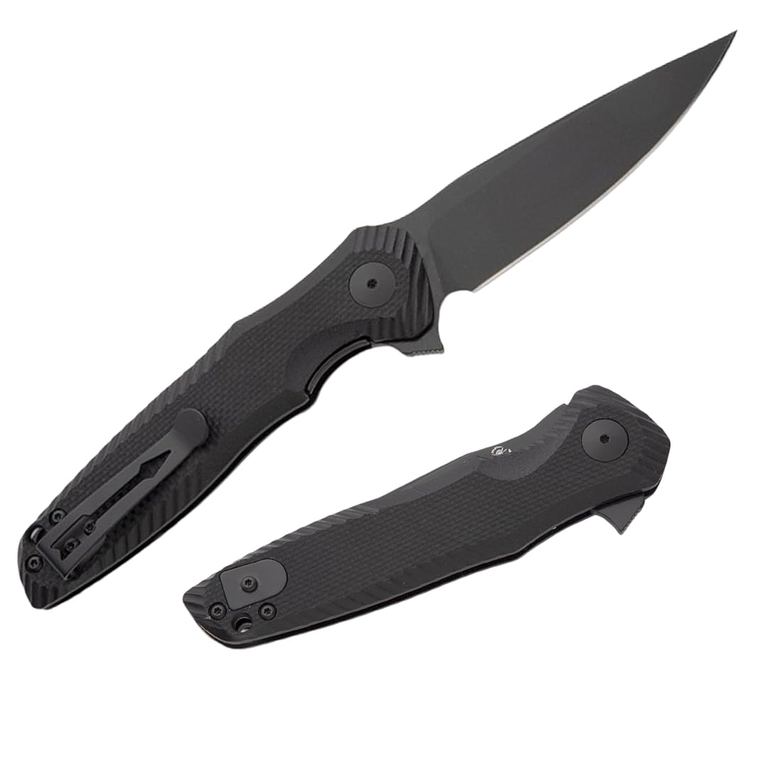POROS folding knife drop point blade image