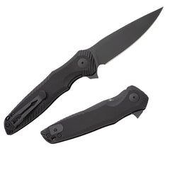 POROS folding knife drop point blade image