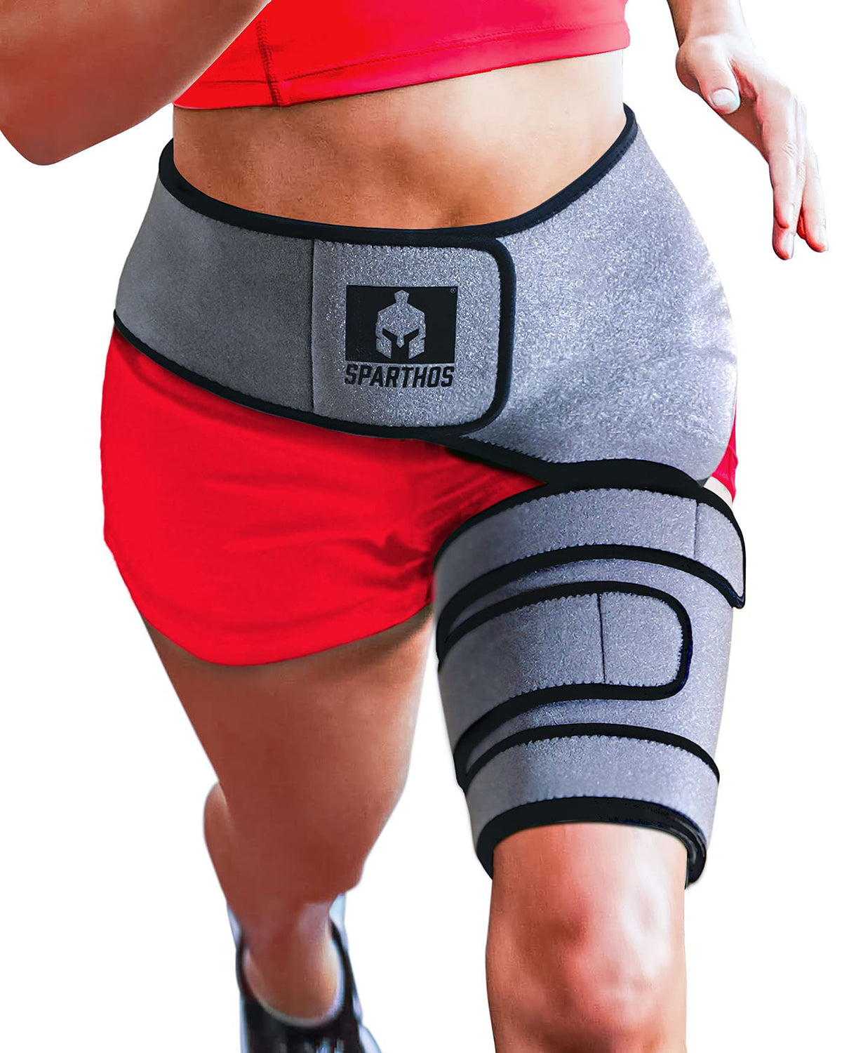 Sparthos Sciatica Brace left leg hip groin wrap overview