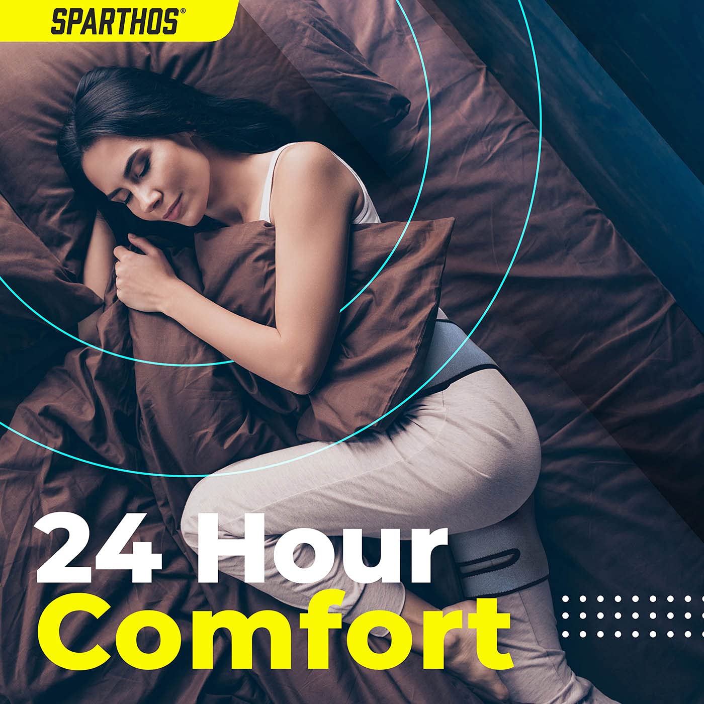 Compression belt supports hip and groin during activity