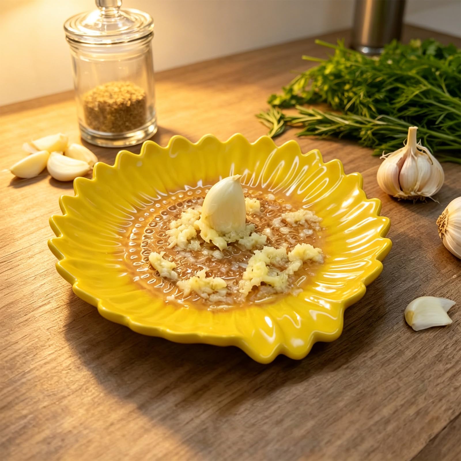 Spatula rest feature on durable heat resistant ceramic