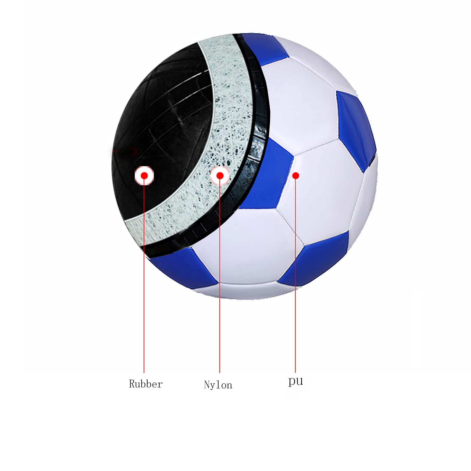 Ball includes pump and needle with random pump color