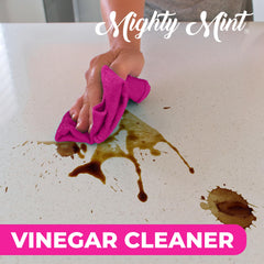 Spearmint scent cleaner product bottle