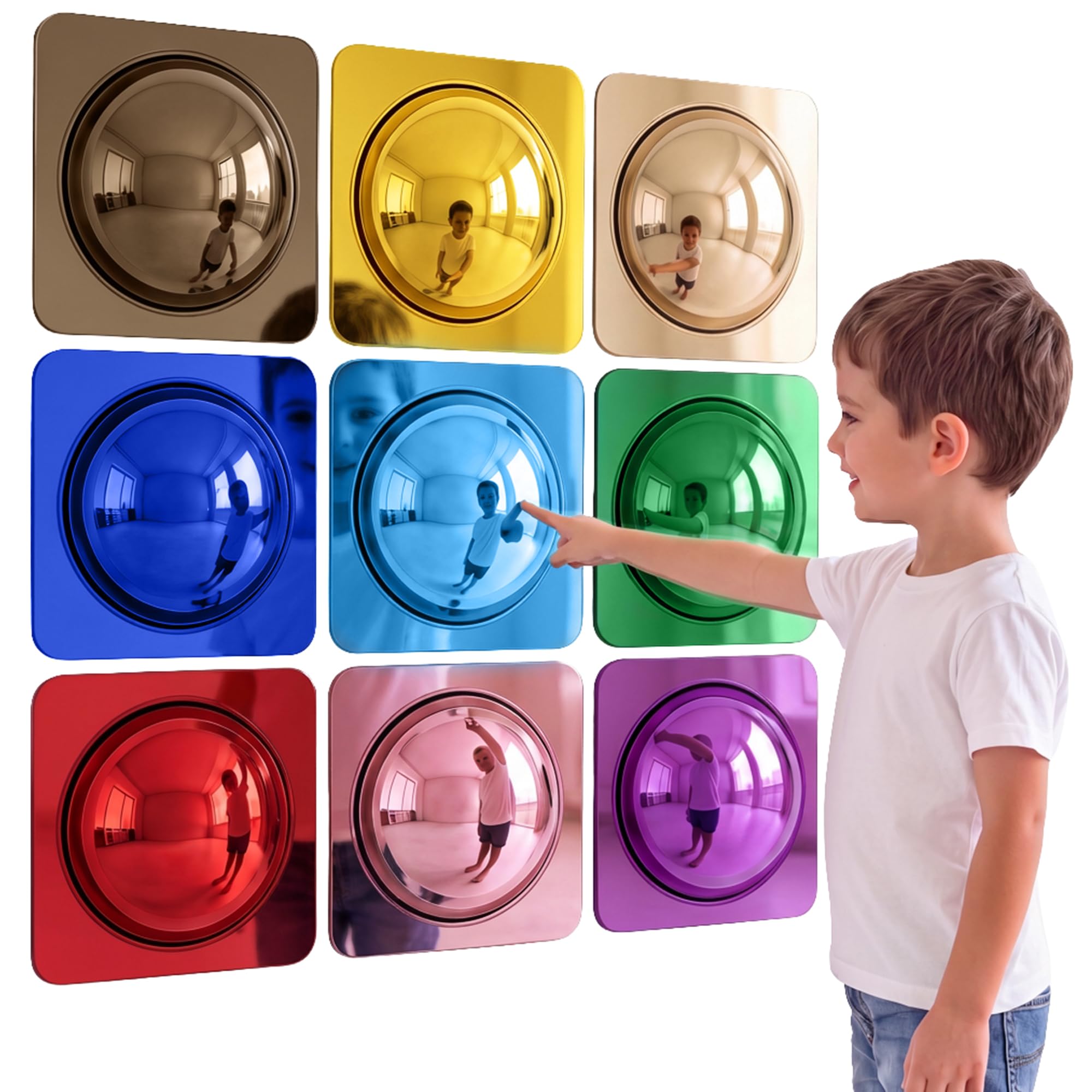 Special Supplies Sensory Bubble Wall Mirror product front view