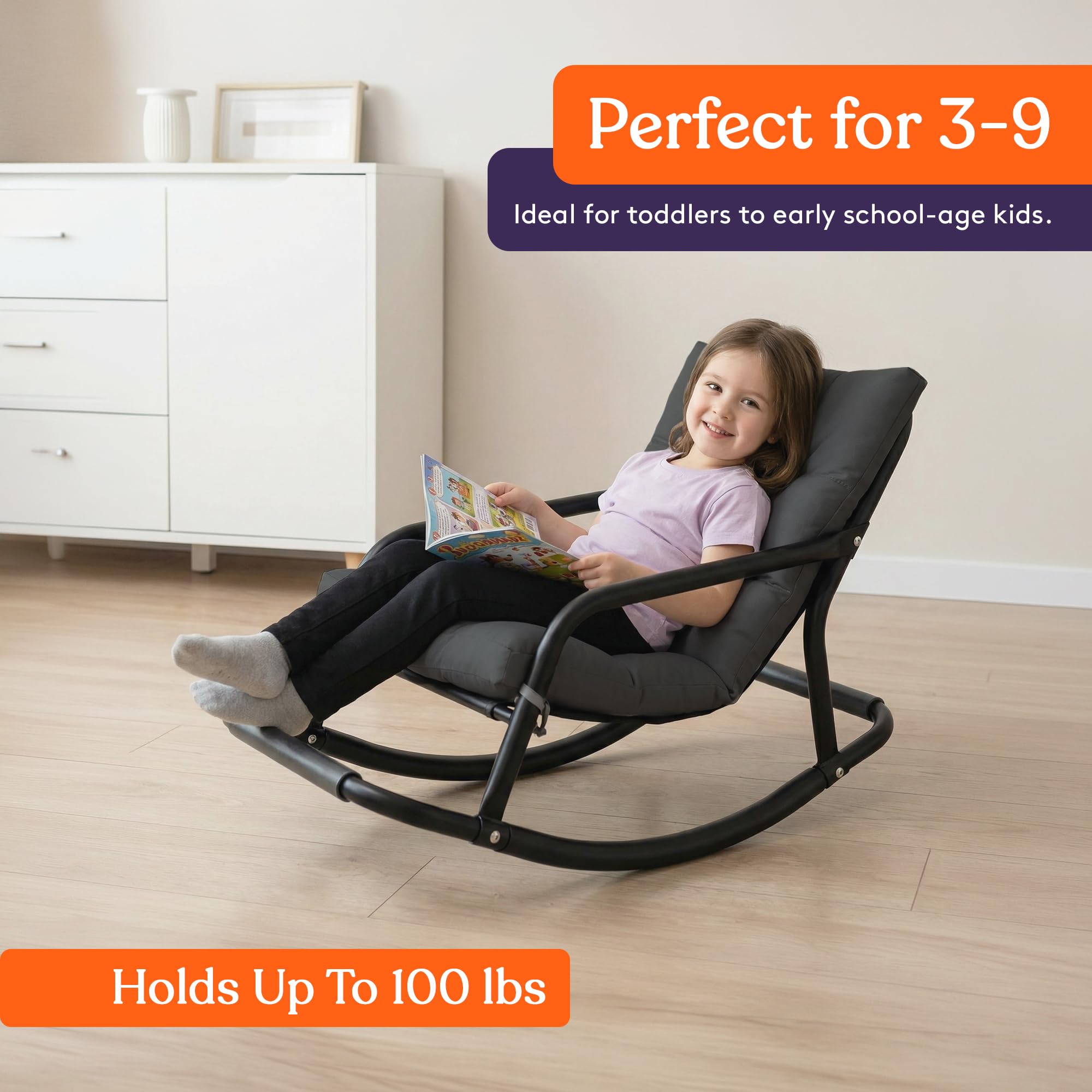 Special Supplies sensory chair charcoal lightweight portable