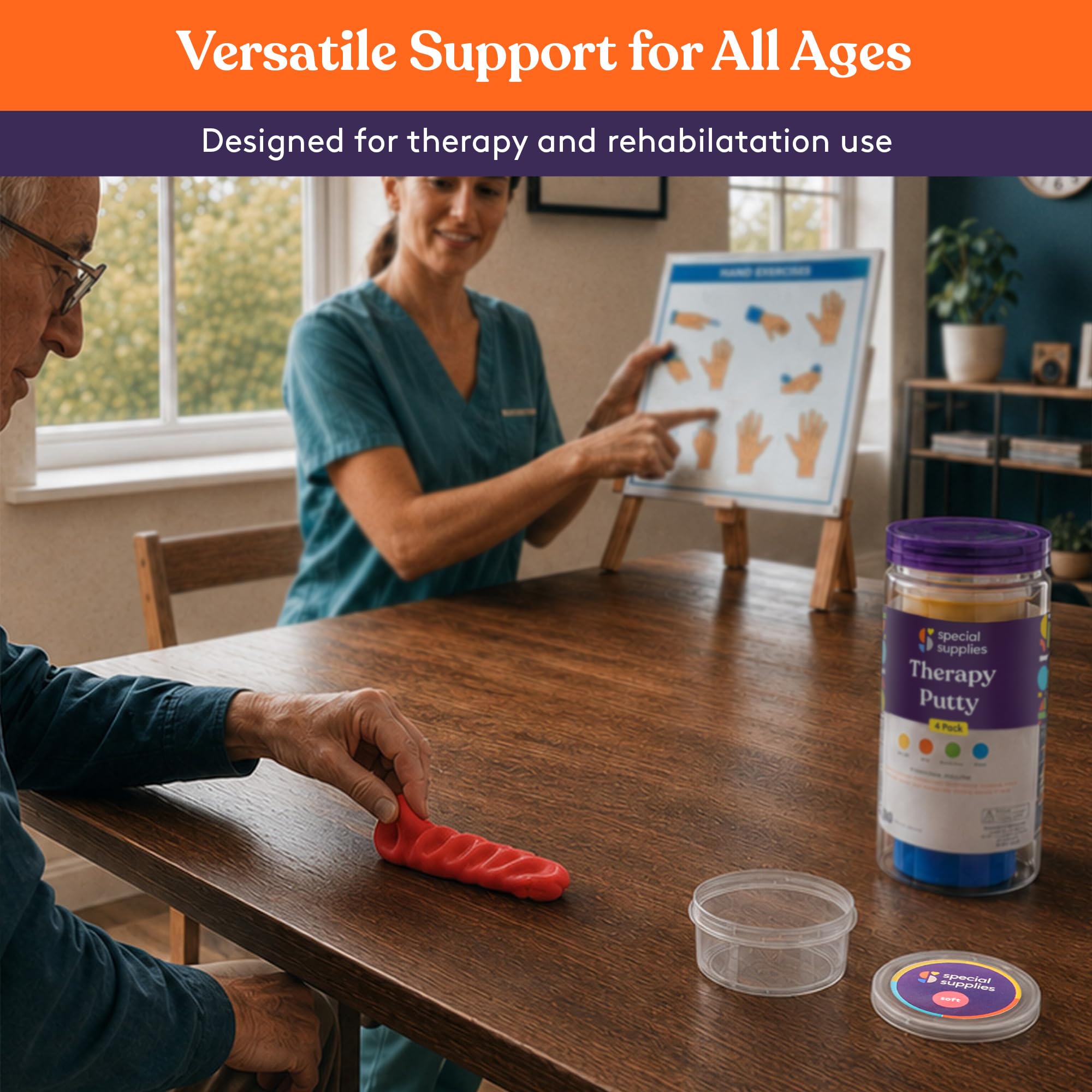 Special Supplies therapy putty hand exercise kit image