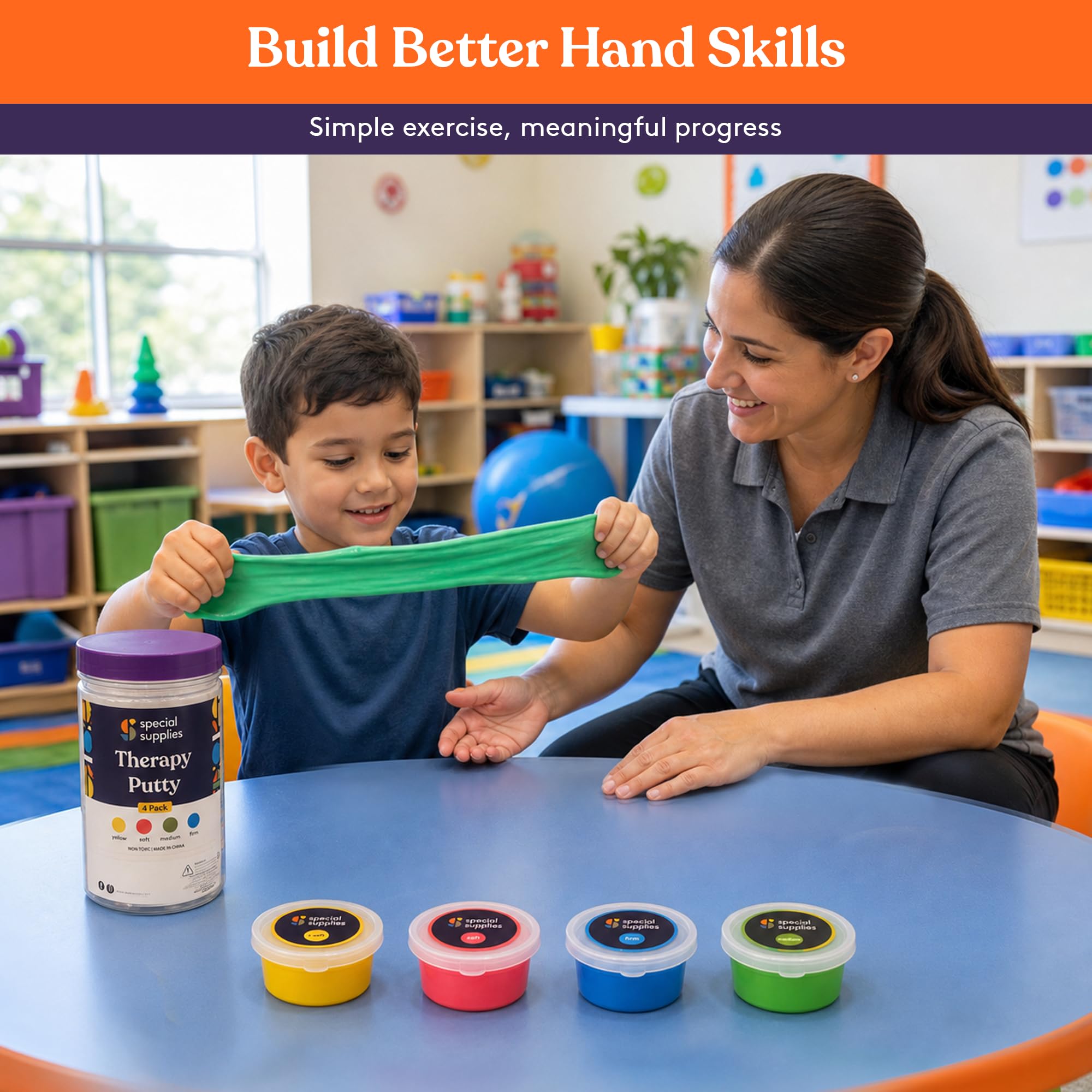 Special Supplies therapy putty primary colors product image