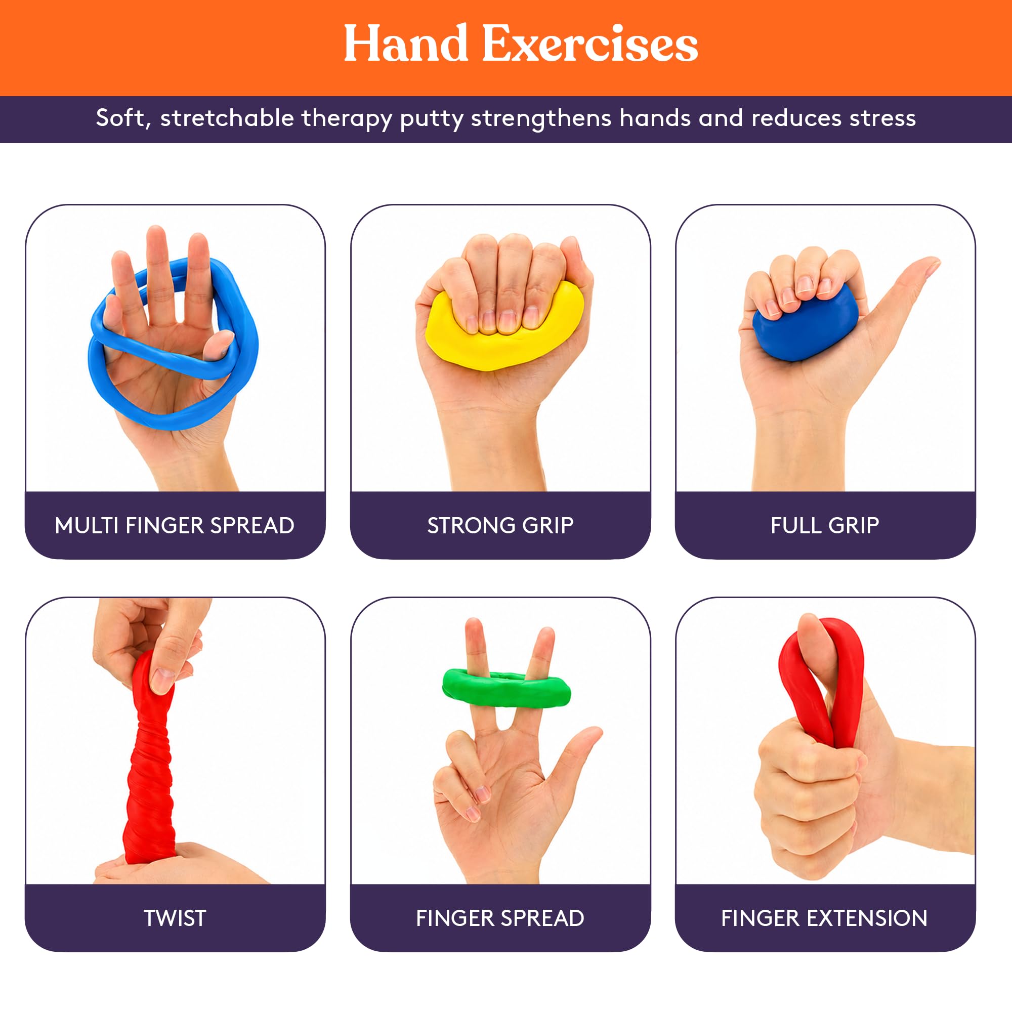 Special Supplies therapy putty stretchy soft texture closeup image