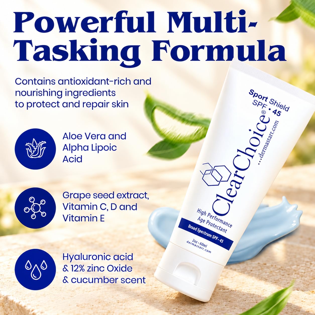 Dermastart developed ClearChoice sunscreen used in med spa rooms