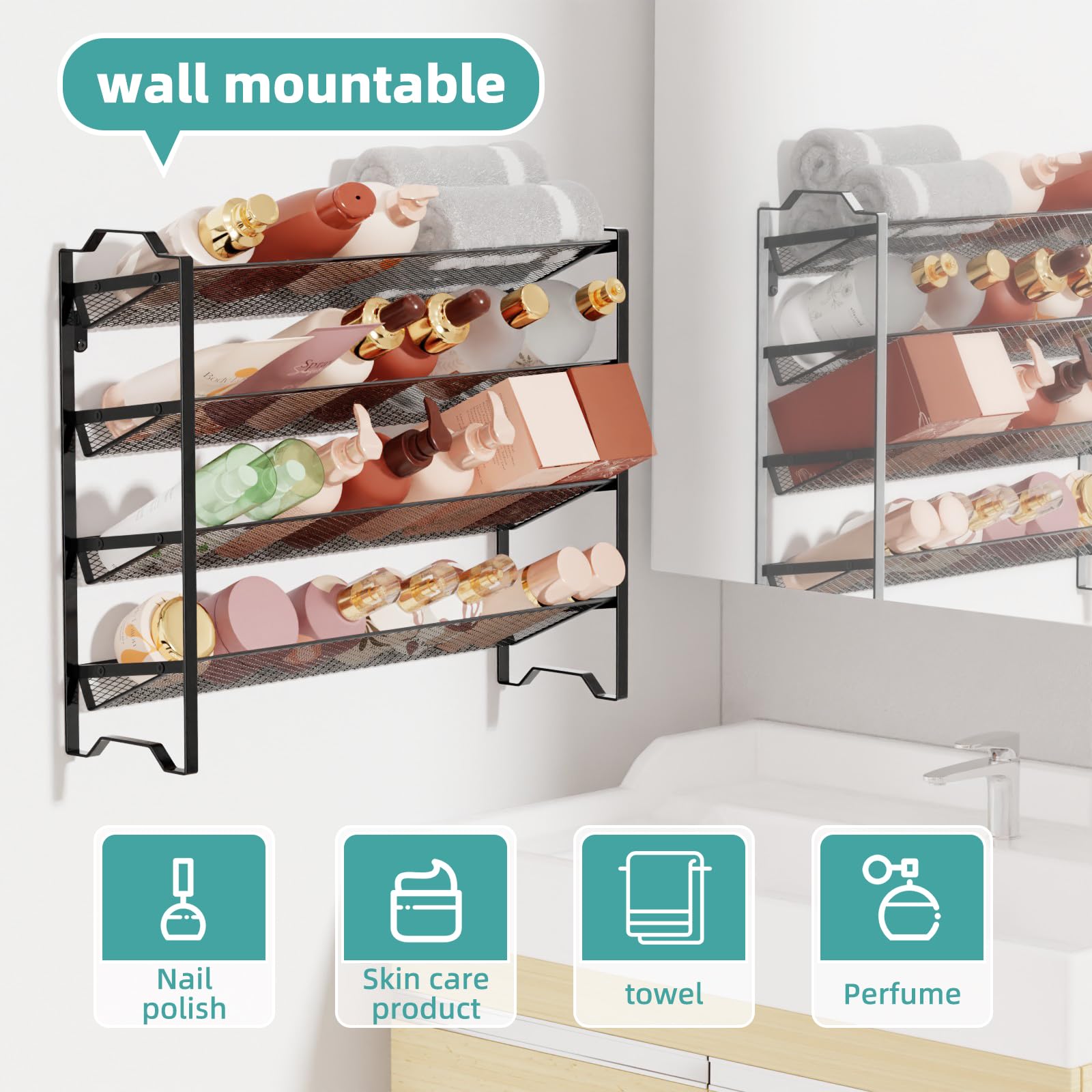Spice rack dimensions 15.1 x 12.6 x 4.4 inches