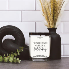 Spiced Apple Cider fragrance soy candle for home spaces