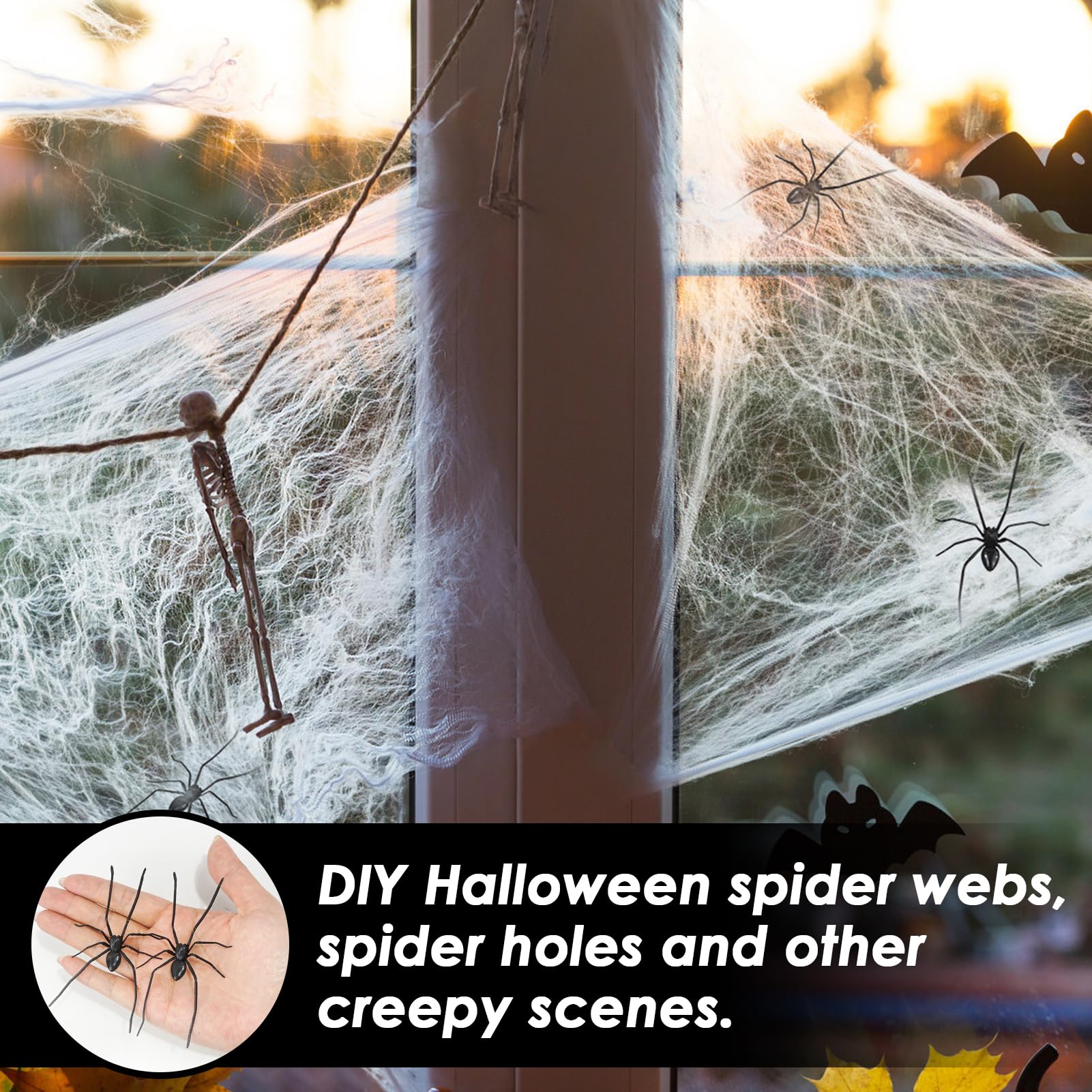 Spider magnet displayed on locker for Halloween decor