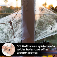 Spider magnet displayed on locker for Halloween decor