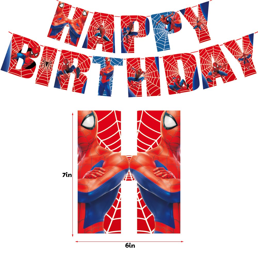 18 Spider-Man latex balloons in 6 styles