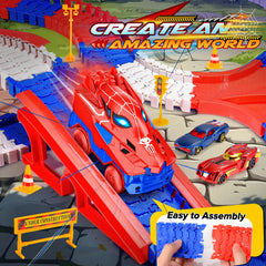 251 PCS spider race track with alloy cars