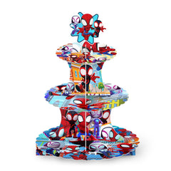 Spider-Themed Party Supplies Set 3-Tier Cupcake Stand product image