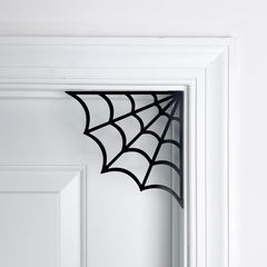 Halloween Spider Webs Door Corner Decor black PLA