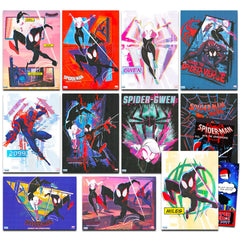 Spiderman Across the Spider-Verse Posters 12 poster bundle 8x11 inches each