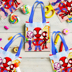 Artwork featuring Spidey Ghost Spider and Miles Morales