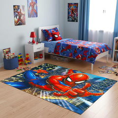 Soft durable Spiderman rug 48x72in area rug design for kids room