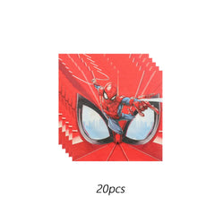 spidey napkins 20-count from 68pcs set