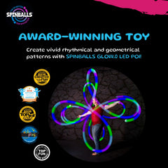 Glow.0 LED Poi 22-modes close up