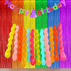 Spiral balloon mixed color ideal for boys and girls parties