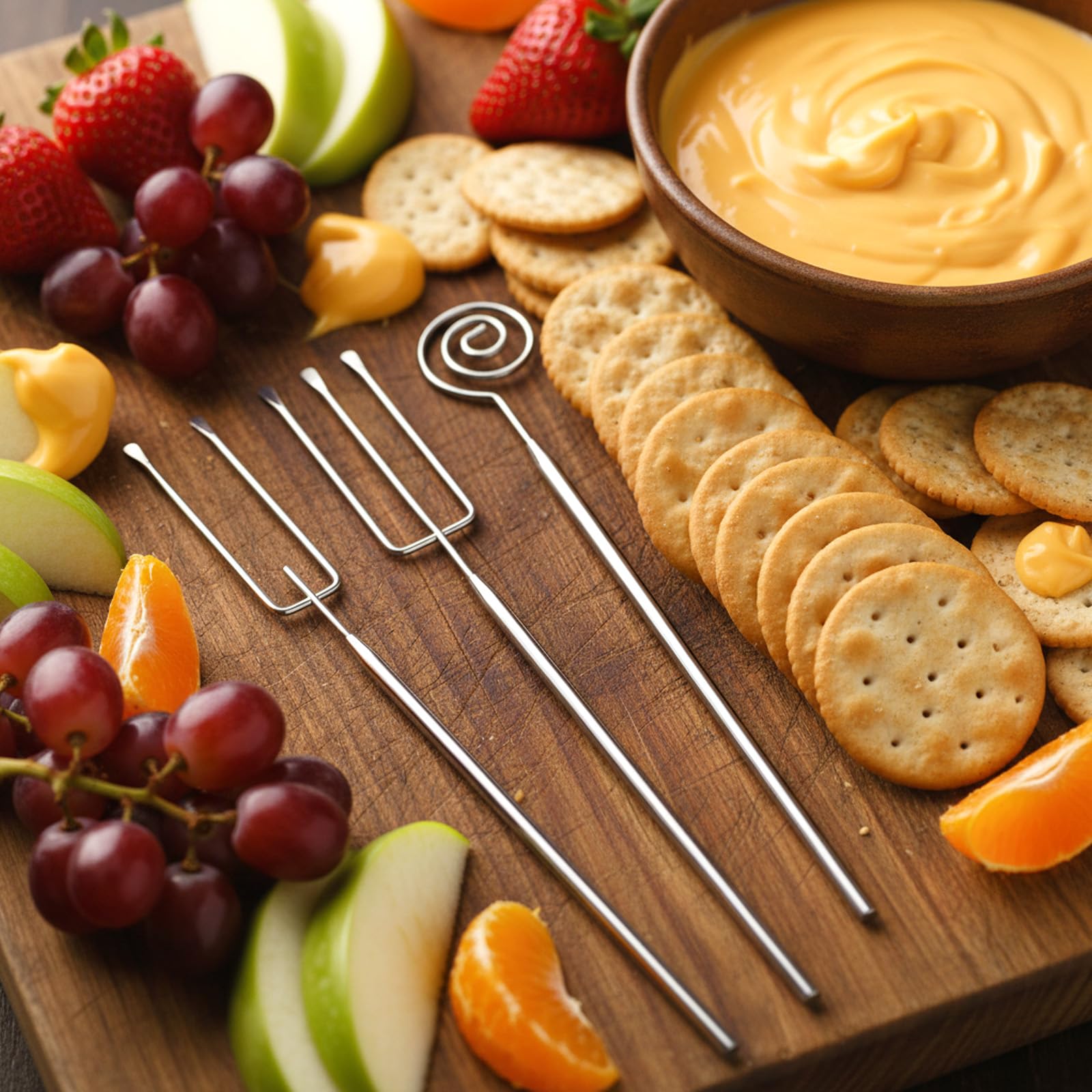 Two-prong chocolate fork for delicate pieces