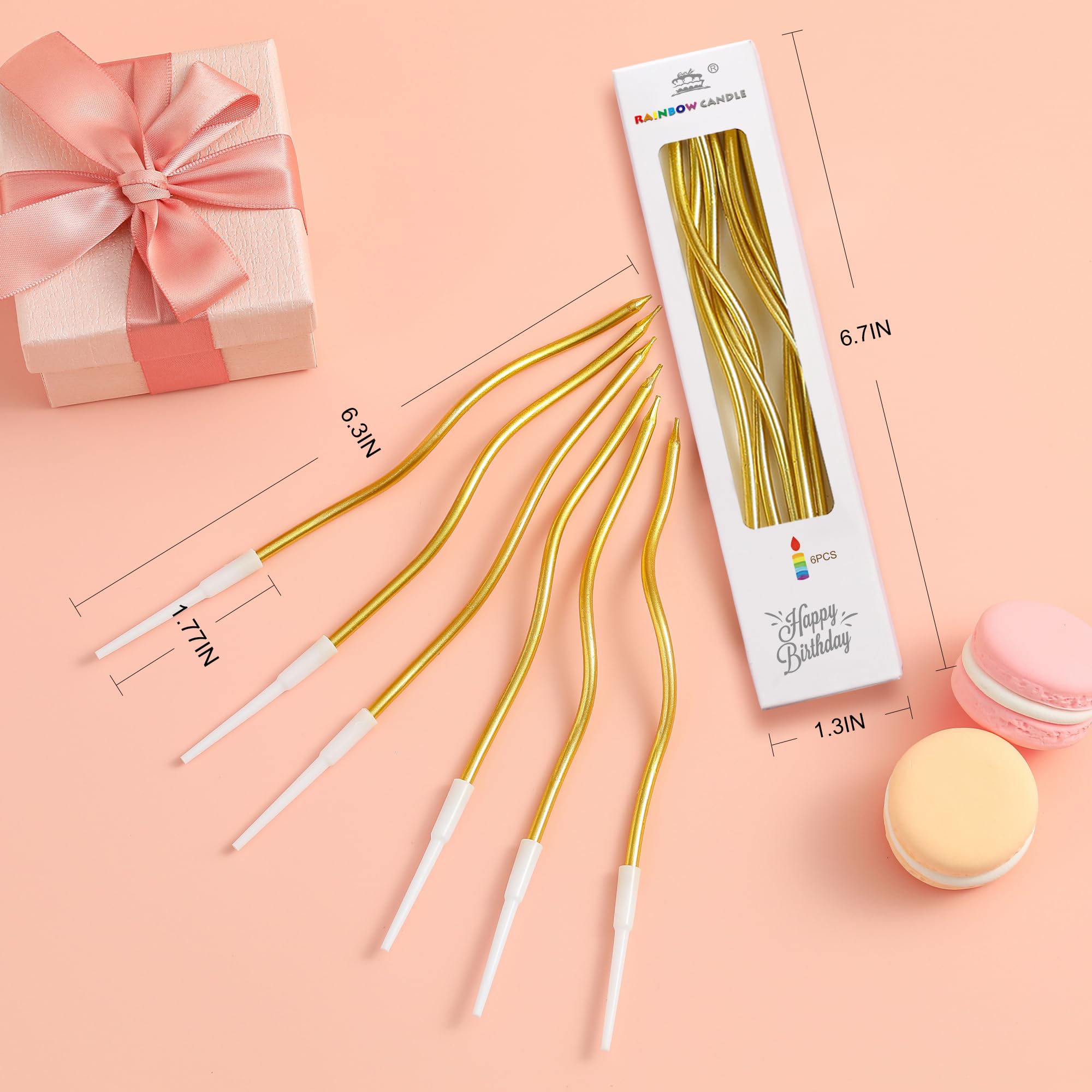 Decorative birthday candles for cake shops