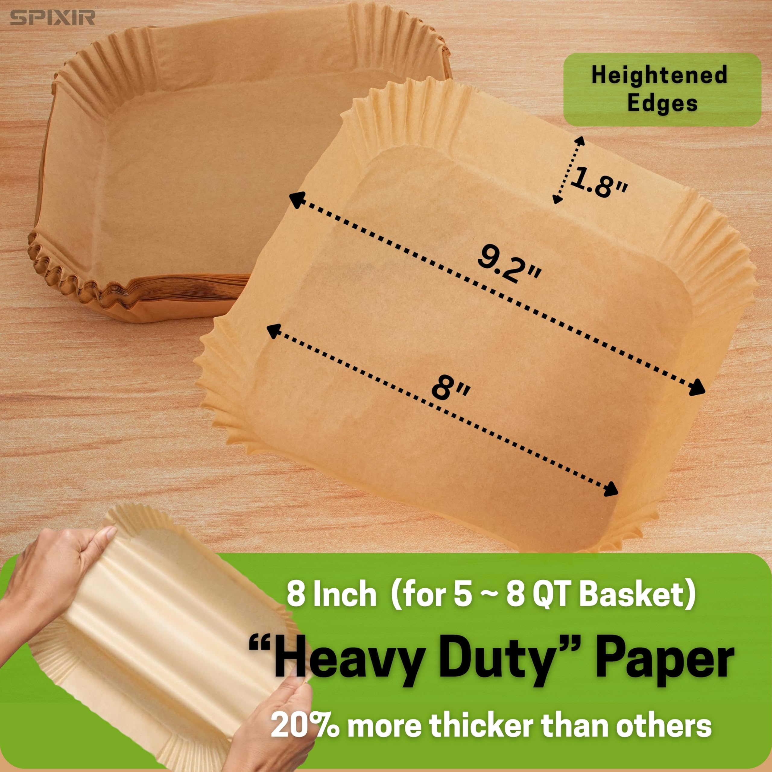 Heavy duty parchment liners 45gsm by Spixir